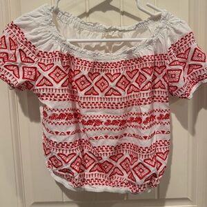 Altard State cropped off the shoulder top